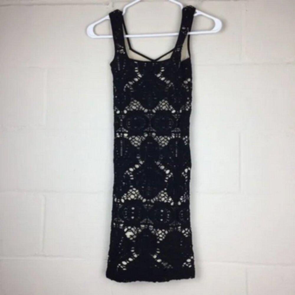 Intimately Free People black and nude Medallion Slip Dress size XS/S - Picture 5 of 9